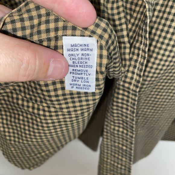 Vintage Ralph Lauren Shirt Mens XL Brown Plaid Classic Fit Button Down Preppy - Picture 6 of 7